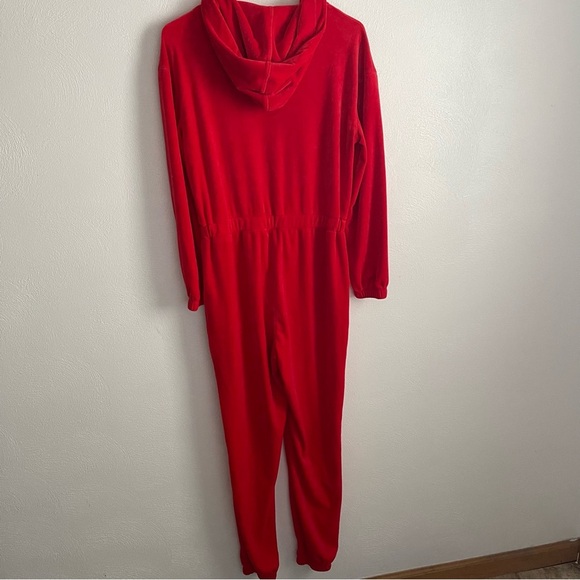 Juicy Couture women’s Velour Jumpsuit red size small EUC - Picture 6 of 13
